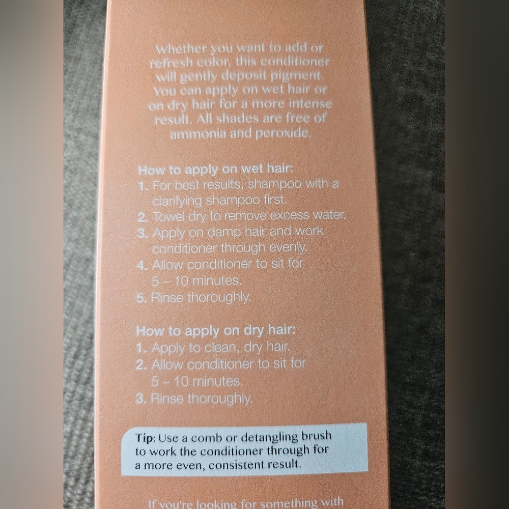 Kristin ESS Hair Color Depositing Conditioner Coral Rose 6.7oz ( Lot of 3 ) - Picture 15 of 16